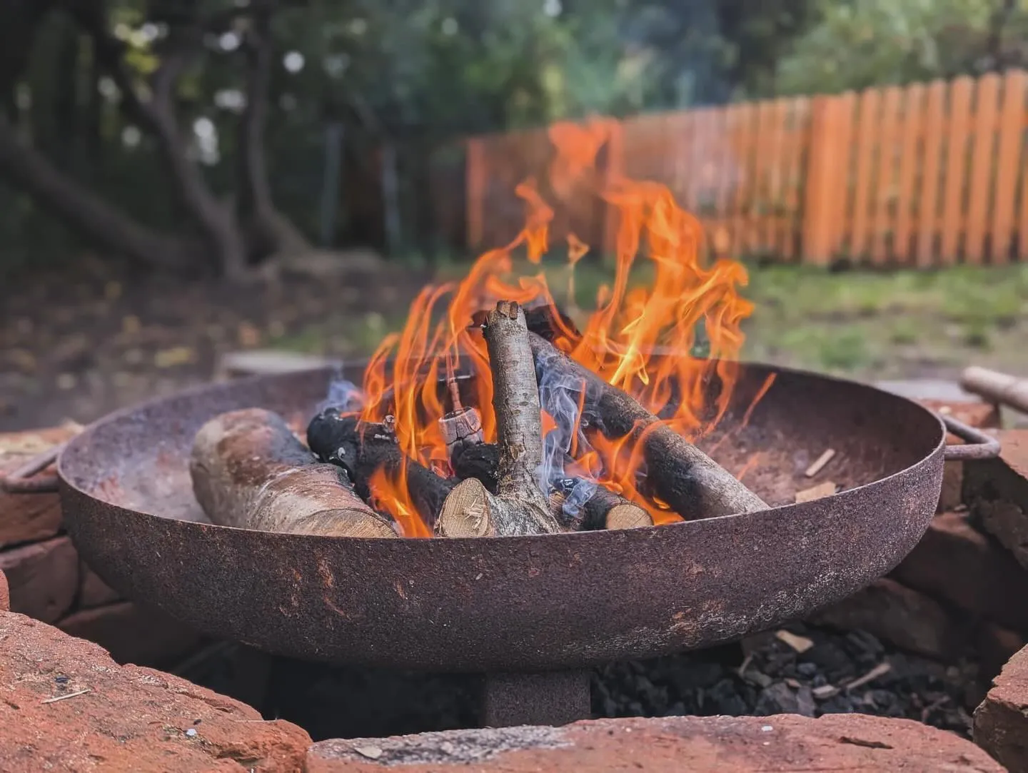 Feuerschale im Kurpark in Bad Oldesloe