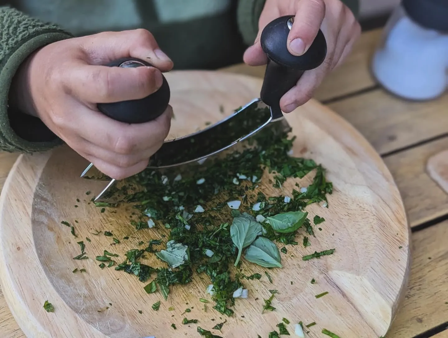 Kochen im Waldkindergarten