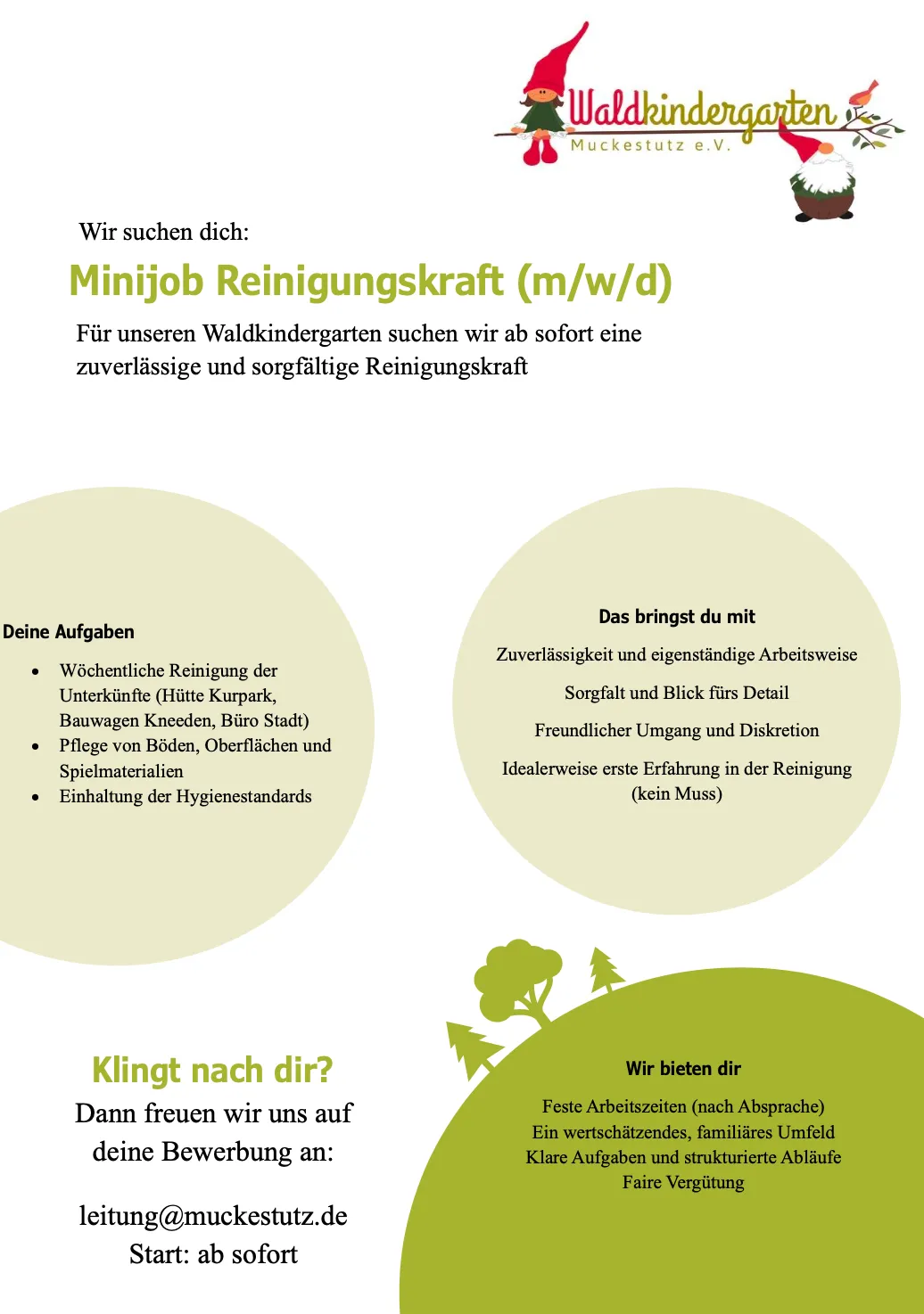 stellenanzeigeReinigungskraft